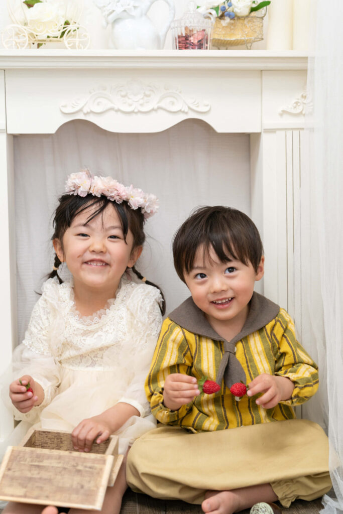 埼玉県越谷市にあるイロドリフォトのプライベートスタジオで撮影したバースデイ写真