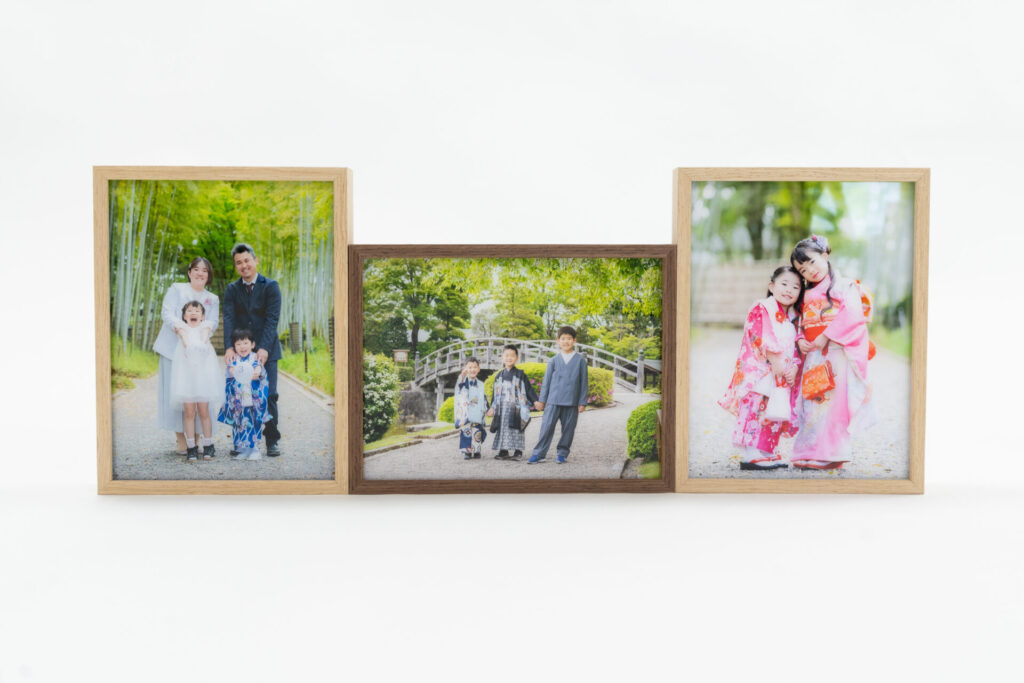 七五三埼玉越谷の花田苑で撮影した写真のフォトパネル