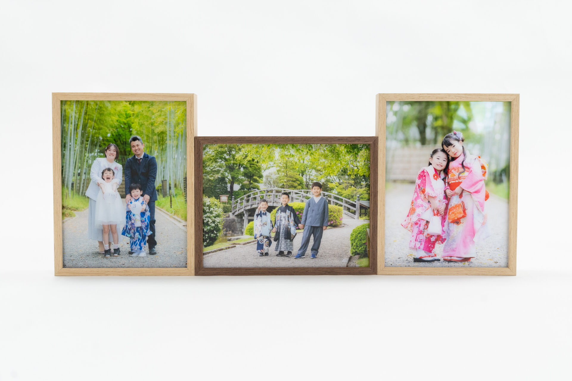 七五三埼玉越谷の花田苑で撮影した写真のフォトパネル